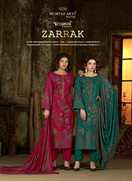 Zarrak By Mumtaz Viscose Pashmina Digital Printed Dress Material Wholesalers In Delhi